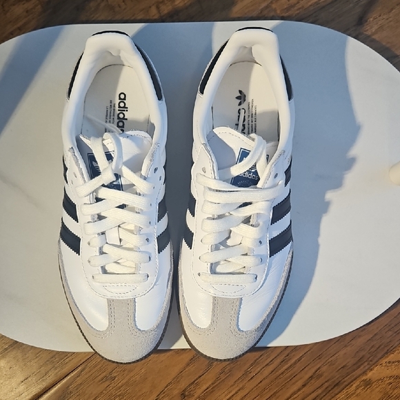 Adidas White and Gray Sneakers - Picture 2 of 5